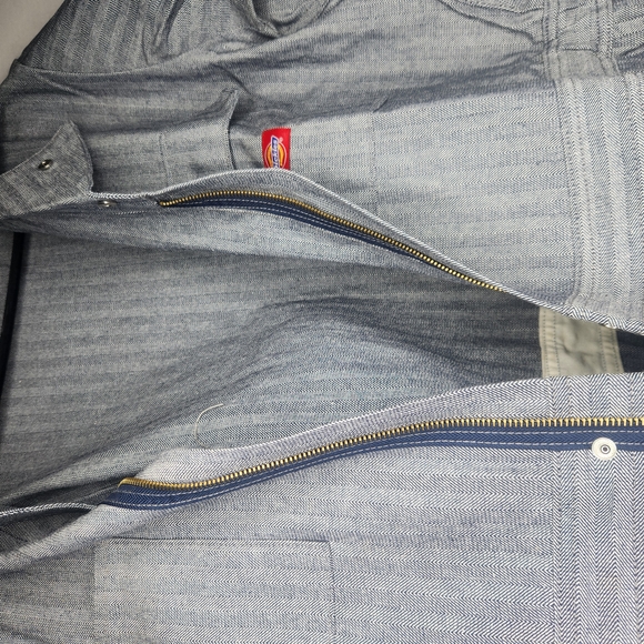 Vtv Dickies Gray Men's overalls Fisher Striped Coveralls - Picture 8 of 11